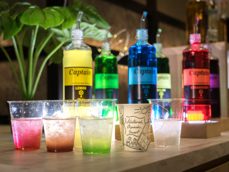 スーパーホテル浅草の自分好みにたのしめるウェルカムバー