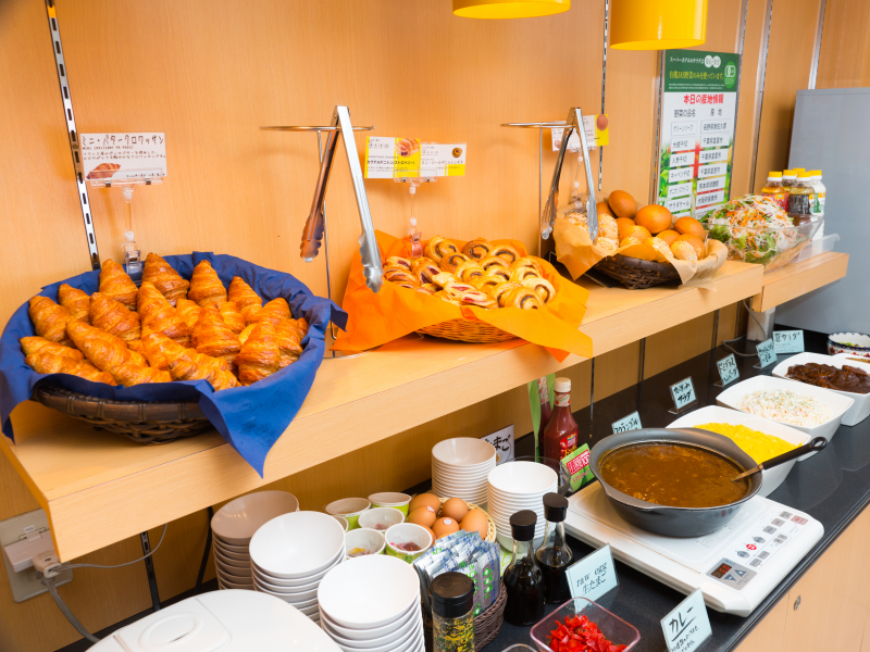 スーパーホテル東京・日本橋三越前の身体がよろこぶ朝食ビュッフェ
