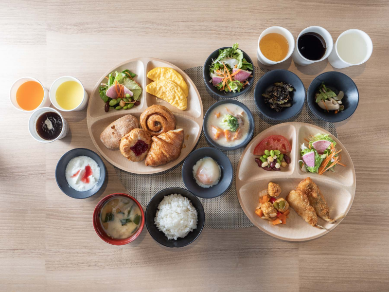 スーパーホテル東京・大塚の身体がよろこぶ朝食ビュッフェ