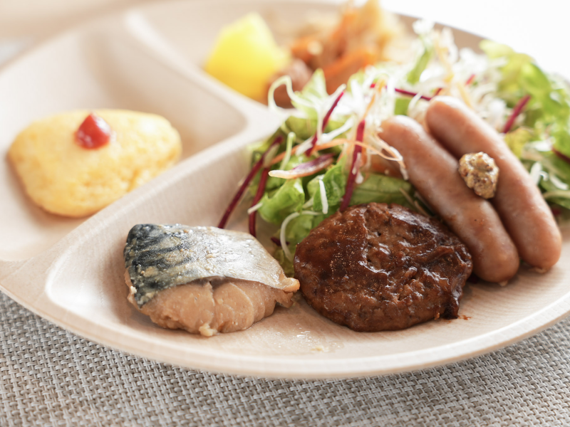 スーパーホテル四国中央の身体がよろこぶ朝食ビュッフェ