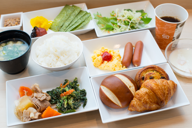 スーパーホテル東京・JR新小岩の身体がよろこぶ朝食ビュッフェ