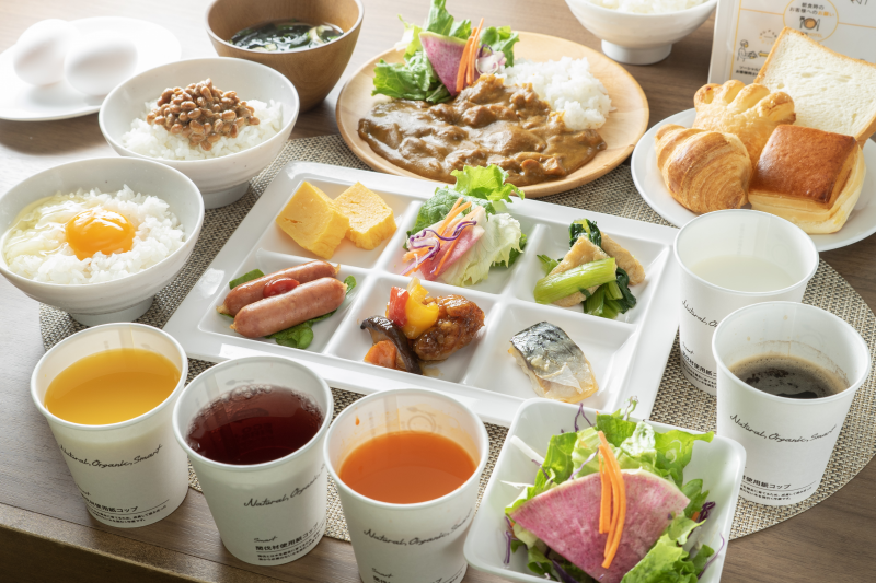 スーパーホテル水戸の身体がよろこぶ朝食ビュッフェ