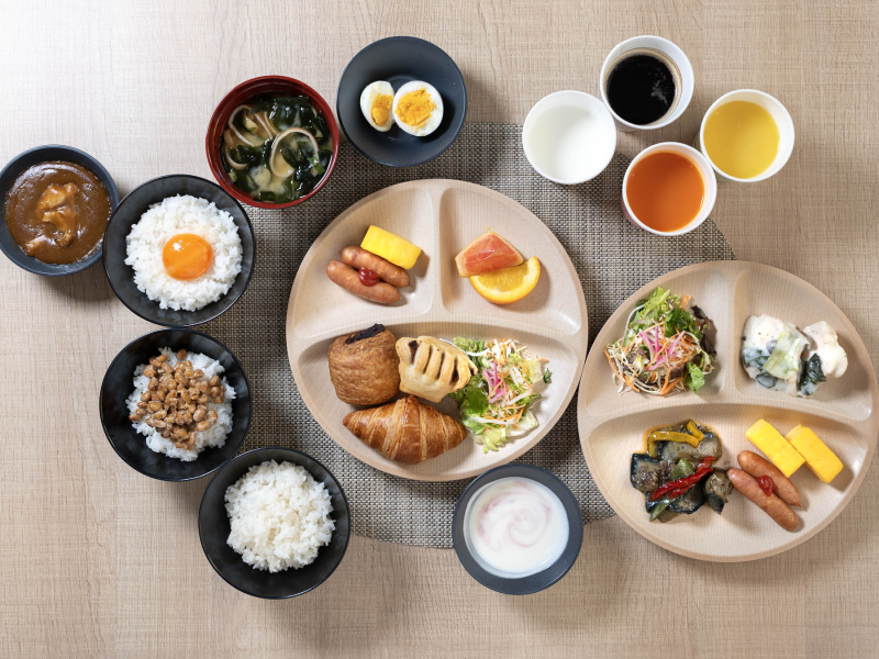 スーパーホテル秋葉原・末広町の身体がよろこぶ朝食ビュッフェ