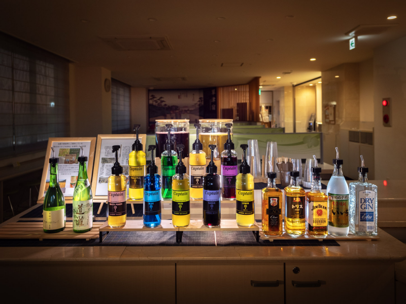 スーパーホテル滋賀・草津国道1号沿の自分好みにたのしめるウェルカムバー