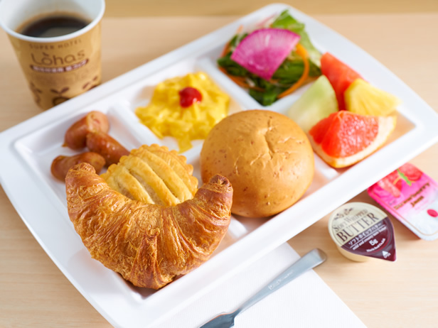 スーパーホテル千葉・市原の身体がよろこぶ朝食ビュッフェ