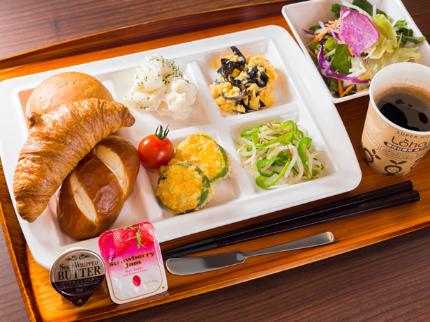 スーパーホテル鹿嶋の身体がよろこぶ朝食ビュッフェ