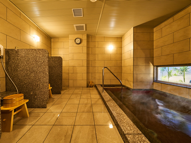 スーパーホテル三原駅前の疲れをいやす天然温泉「浮城の湯」