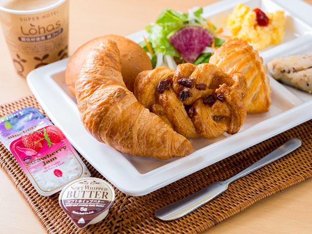 スーパーホテル島根・松江駅前の身体がよろこぶ朝食ビュッフェ