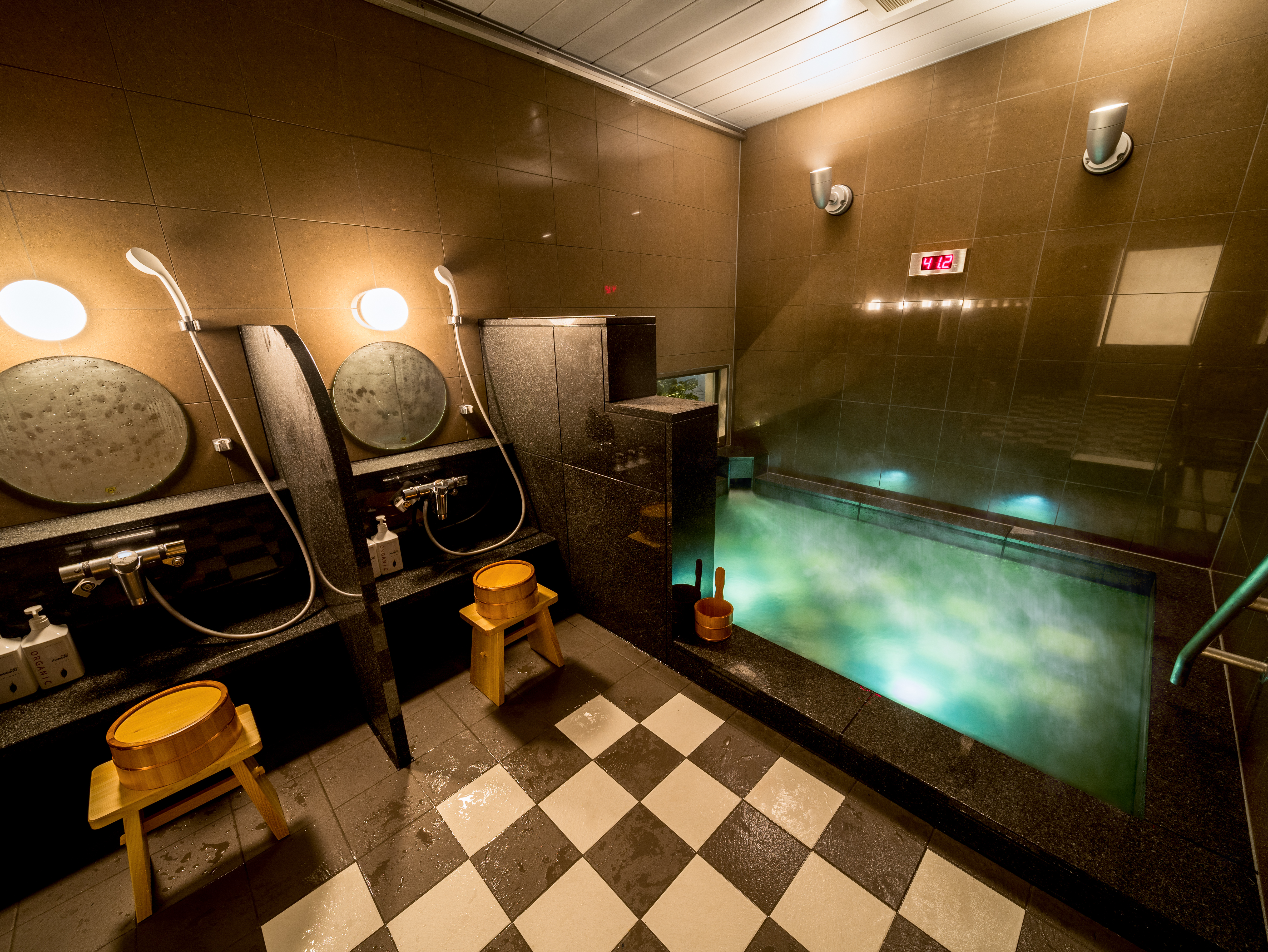 スーパーホテル埼玉・久喜の疲れをいやす天然温泉「提燈の湯」