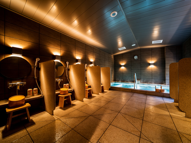 スーパーホテルPremier武蔵小杉駅前の疲れをいやす天然温泉「徳川・鷹狩の湯」