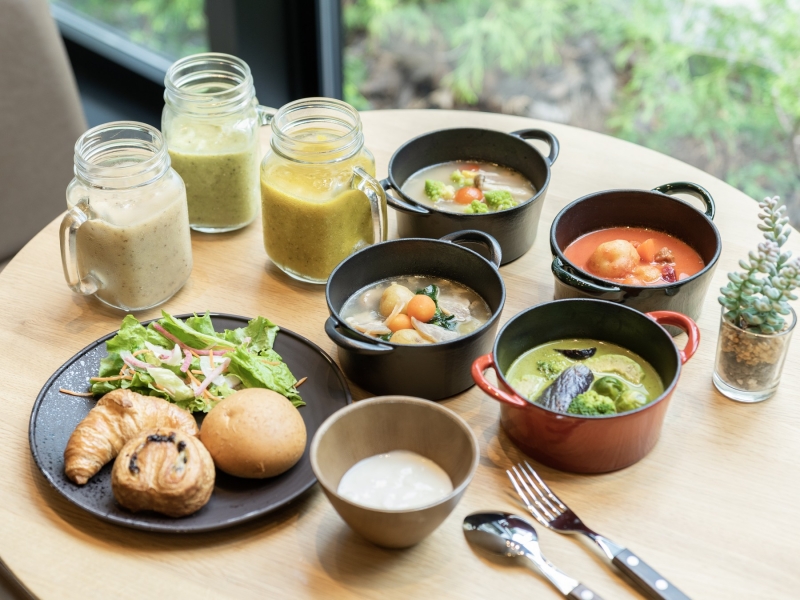 スーパーホテル東京・浜松町の身体がよろこぶ朝食ビュッフェ