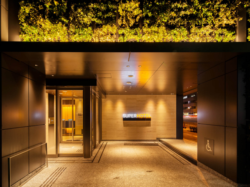 スーパーホテル東京・浜松町の大門駅から徒歩2分の好立地