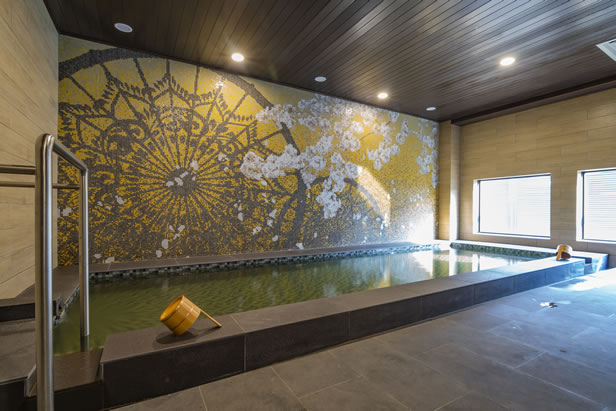 スーパーホテルミャンマー・ティラワの疲れをいやす大浴場「健康の湯」