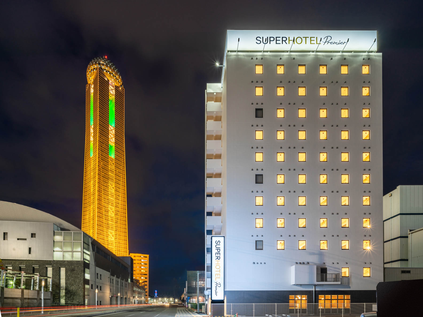 スーパーホテルPremier下関のJR下関駅東口より徒歩9分