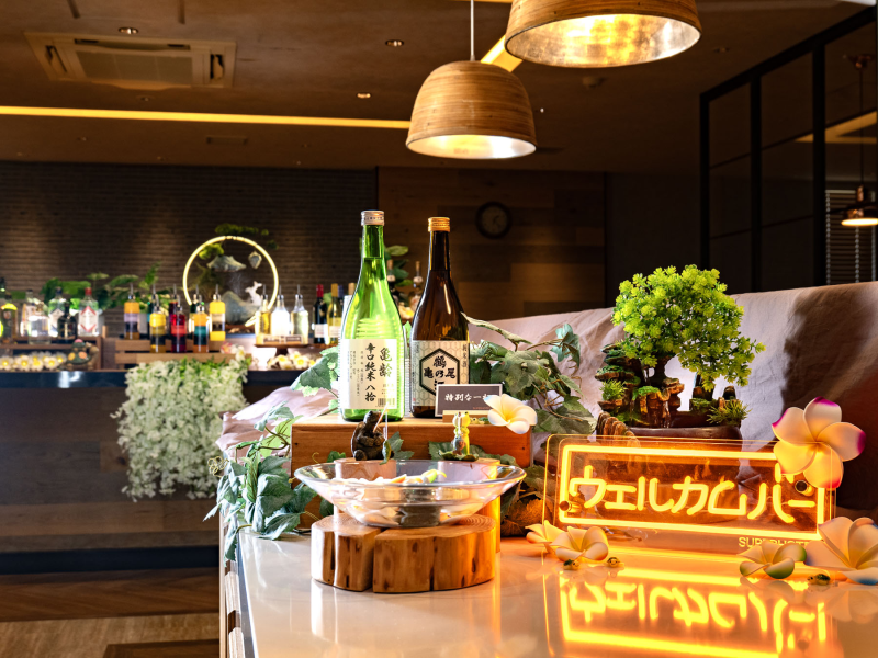 スーパーホテル東京・亀戸の自分好みにたのしめるウェルカムバー