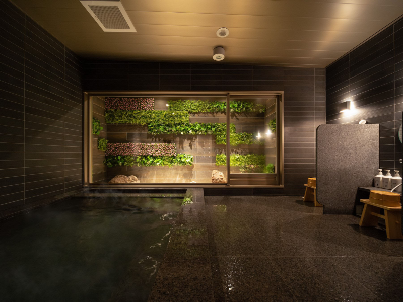 スーパーホテルPremier宮崎一番街の疲れをいやす天然温泉「ひなたの湯」