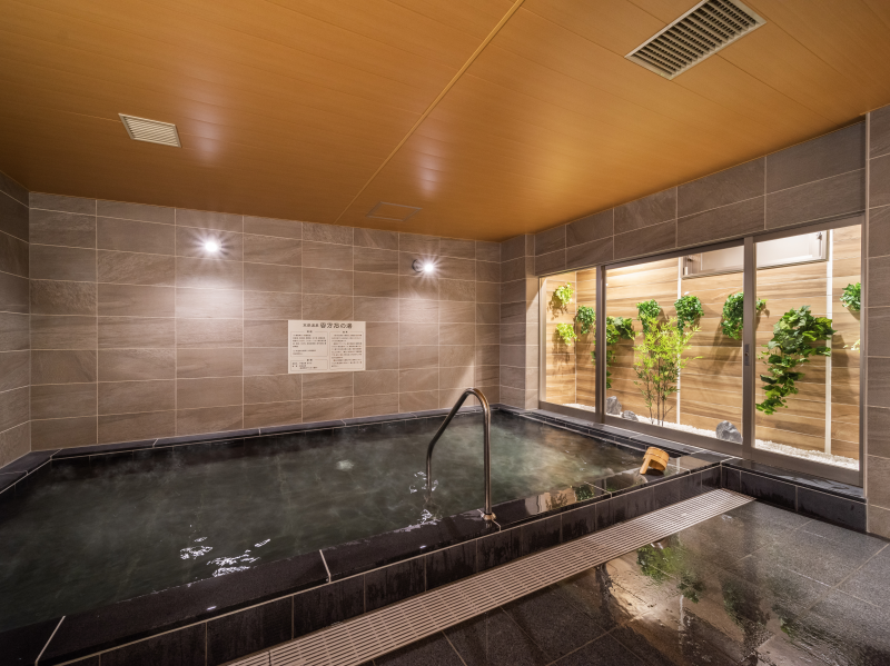 スーパーホテル矢巾駅東口の疲れをいやす天然温泉「百万石の湯」