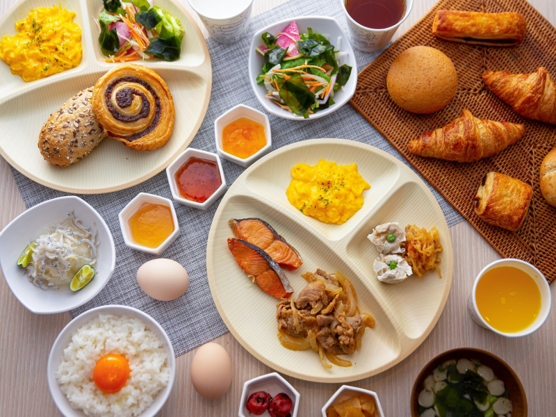 スーパーホテル阿南・市役所前の身体がよろこぶ朝食ビュッフェ