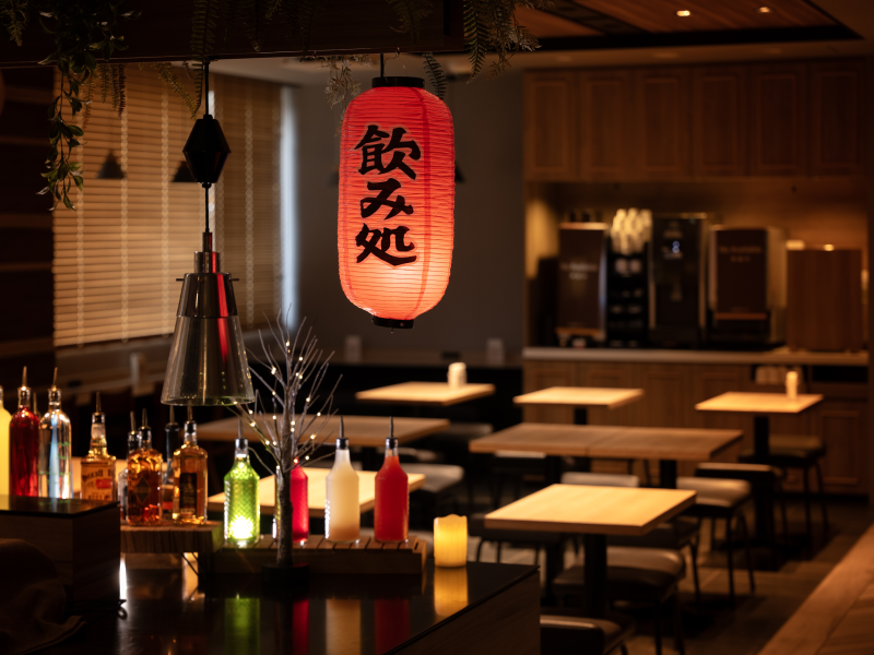 スーパーホテル東舞鶴の自分好みにたのしめるウェルカムバー