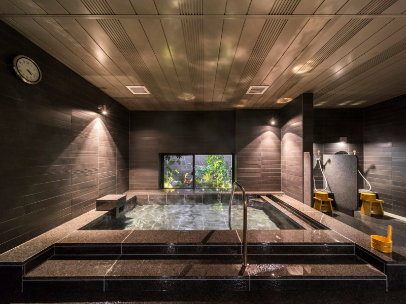 天然温泉 鼓門の湯 スーパーホテルPremier金沢駅東口の疲れをいやす天然温泉「鼓門の湯」