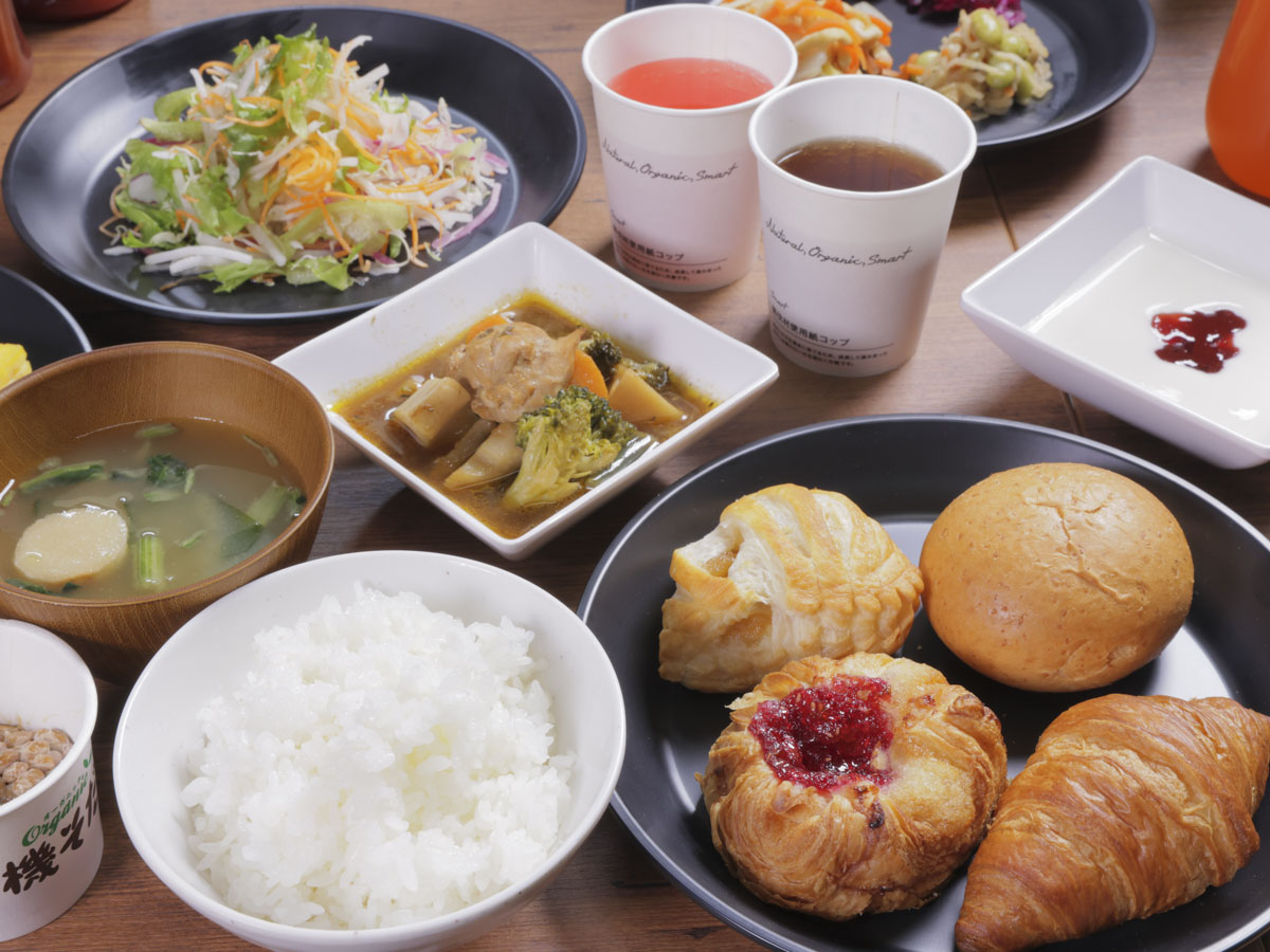 スーパーホテル札幌・北5条通の身体がよろこぶ朝食ビュッフェ