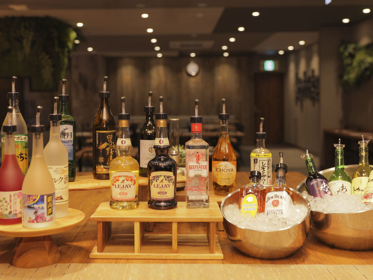 スーパーホテル札幌・北5条通の自分好みにたのしめるウェルカムバー