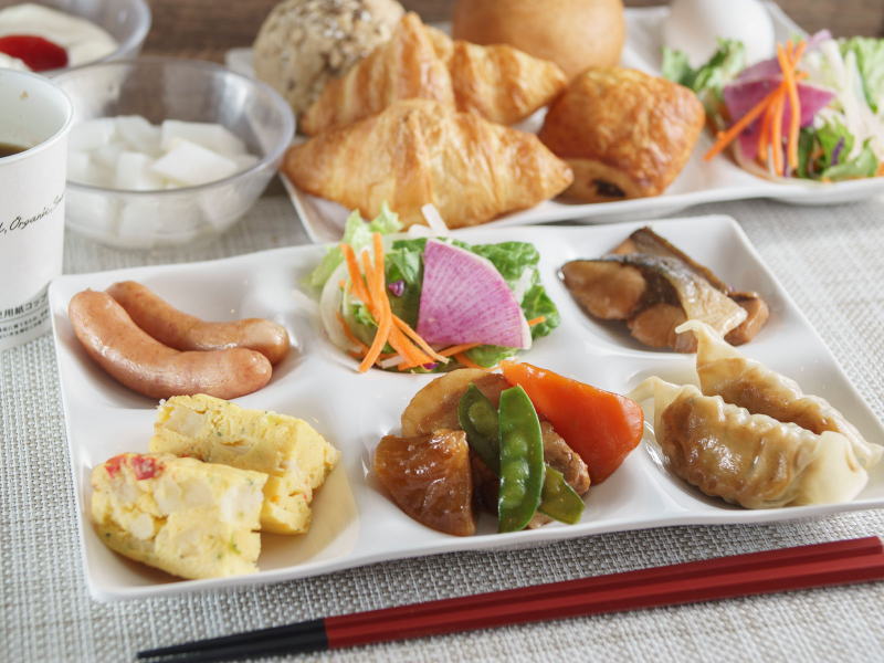 こだわりの無料朝食