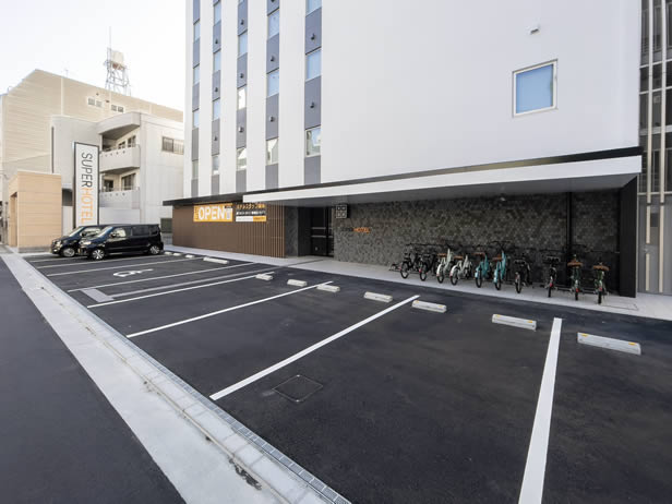 スーパーホテル広島天然温泉・薬研堀通りの胡町駅から徒歩8分の好立地