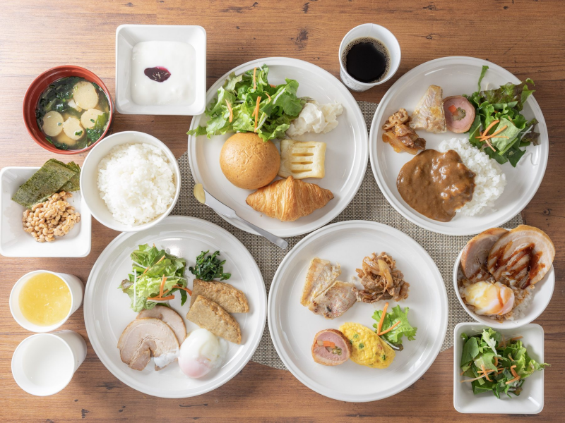 天然温泉 海道の湯 スーパーホテル今治の身体がよろこぶ朝食ビュッフェ