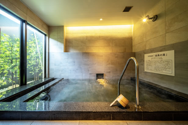 スーパーホテル徳島・小松島天然温泉の疲れをいやす天然温泉「金長の湯」