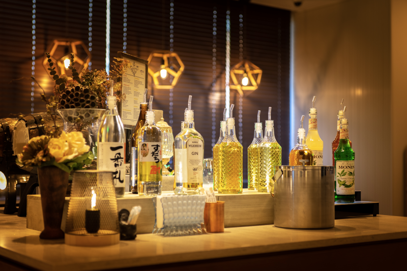 スーパーホテル徳島・小松島天然温泉の自分好みにたのしめるウェルカムバー