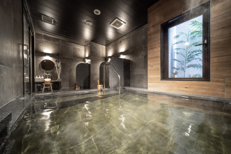 スーパーホテルPremierなんば心斎橋天然温泉の疲れをいやす天然温泉「なにわ美肌の湯」