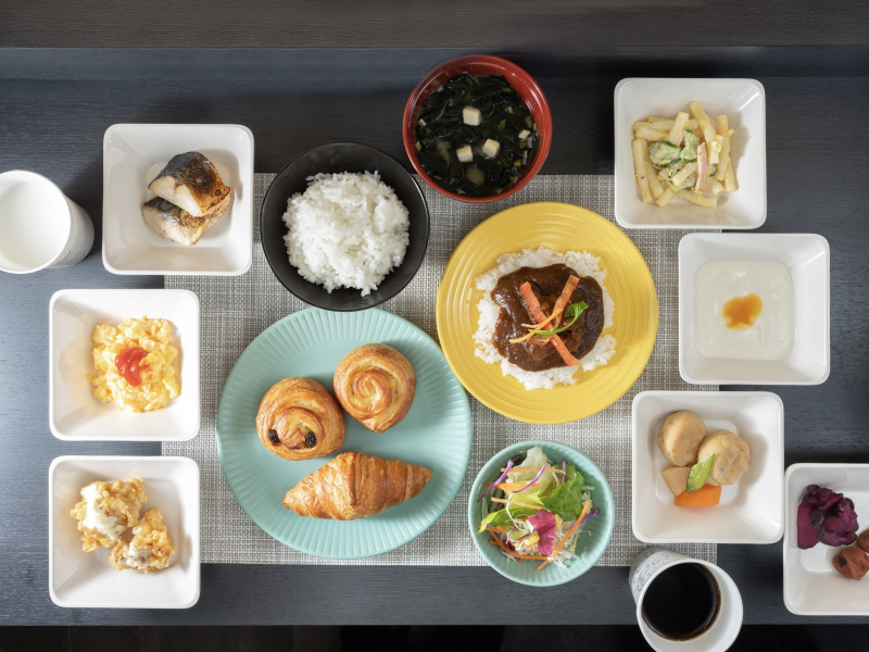 スーパーホテル熊本駅前天然温泉の身体がよろこぶ朝食ビュッフェ