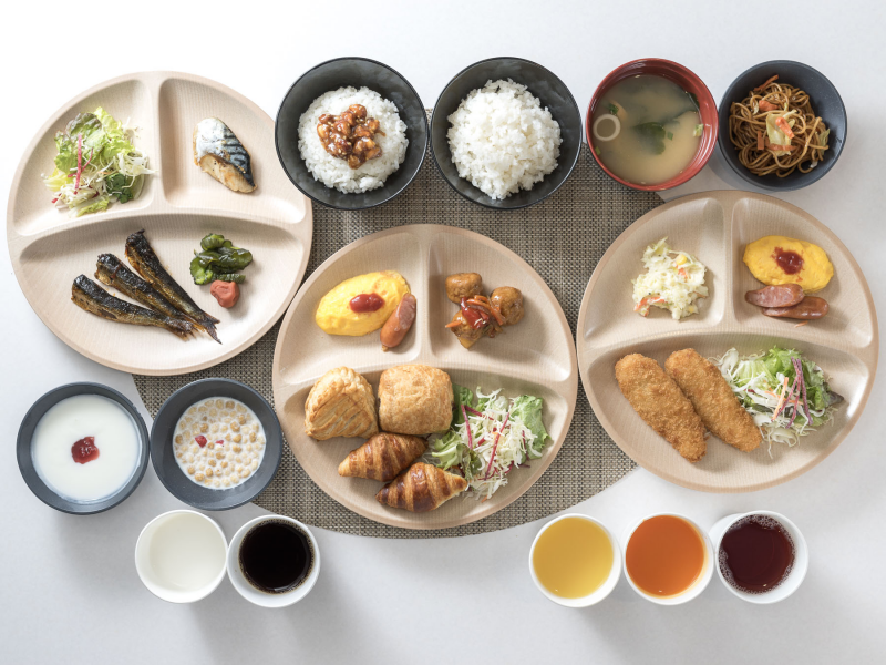 スーパーホテル東西線・市川・妙典駅前の身体がよろこぶ朝食ビュッフェ