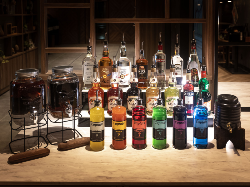 埼玉・本庄天然温泉の自分好みにたのしめるウェルカムバー