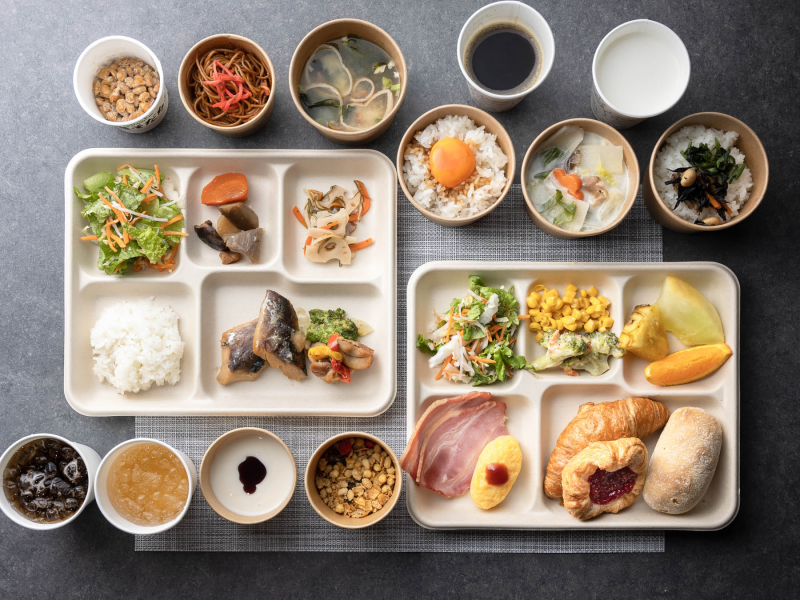 スーパーホテル栃木・上三川天然温泉の身体がよろこぶ朝食ビュッフェ