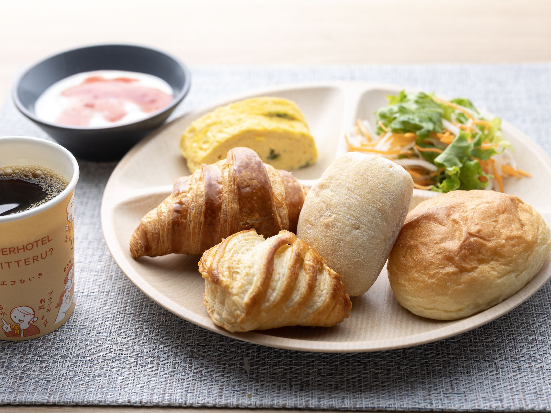 滋賀・長浜天然温泉の無料朝食