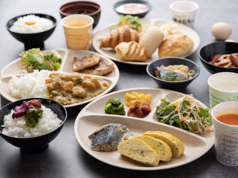 滋賀・長浜天然温泉の身体がよろこぶ朝食ビュッフェ