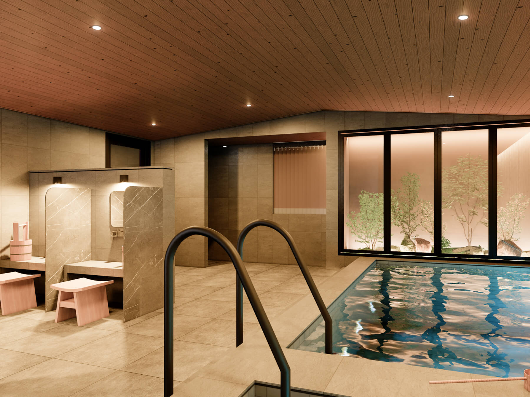 スーパーホテルハノイの旅の疲れを癒す男女別の大浴場