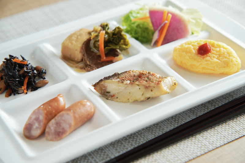 スーパーホテル宇都宮の身体がよろこぶ朝食ビュッフェ