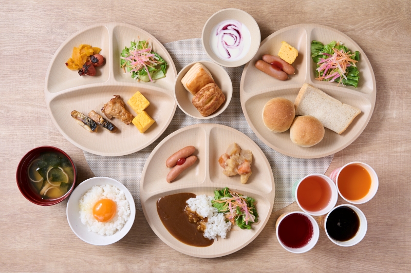 スーパーホテル新井・新潟の身体がよろこぶ無料朝食ビュッフェ