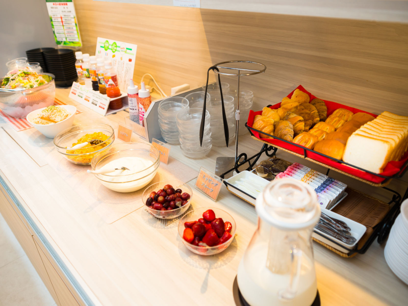 スーパーホテル大垣駅前の身体がよろこぶ朝食ビュッフェ