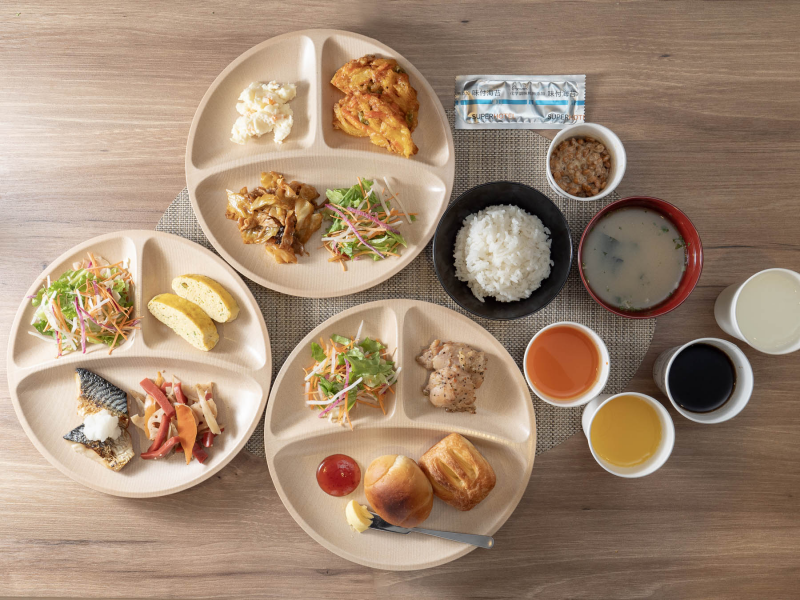 スーパーホテル南彦根駅前の身体がよろこぶ朝食ビュッフェ