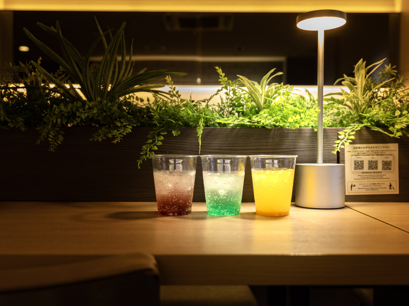 スーパーホテルなんば・日本橋の自分好みにたのしめるウェルカムバー