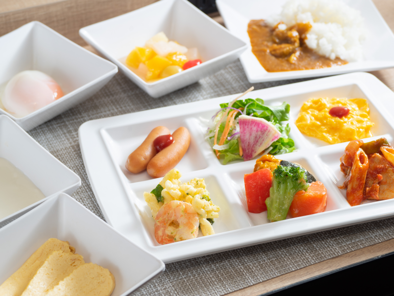 スーパーホテル堺マリティマの身体がよろこぶ無料朝食ビュッフェ