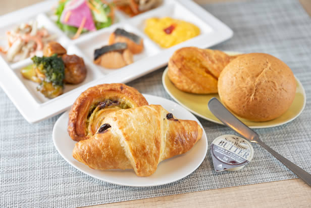 スーパーホテル神戸の身体がよろこぶ朝食ビュッフェ