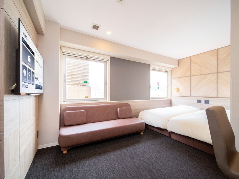 スーパーホテル鳥取駅前の目的にあわせて選べる多彩なお部屋