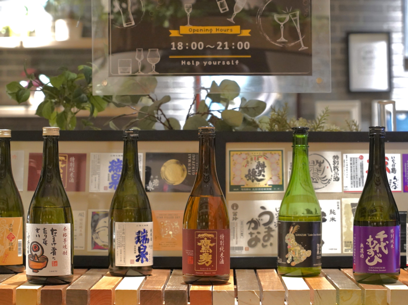 スーパーホテル鳥取駅前の自分好みにたのしめるウェルカムバー