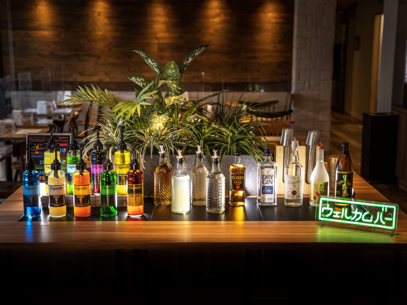 スーパーホテル高知の自分好みにたのしめるウェルカムバー