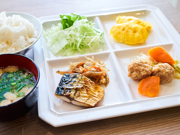 スーパーホテル松山の身体がよろこぶ朝食ビュッフェ